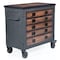 Duramax Rolling Tool Chest, Wood Top, 5 Drawer, Brown/Gray, Steel, Wood, 36 in W x 20 in D x 37 in H 68006-N - alternate 4